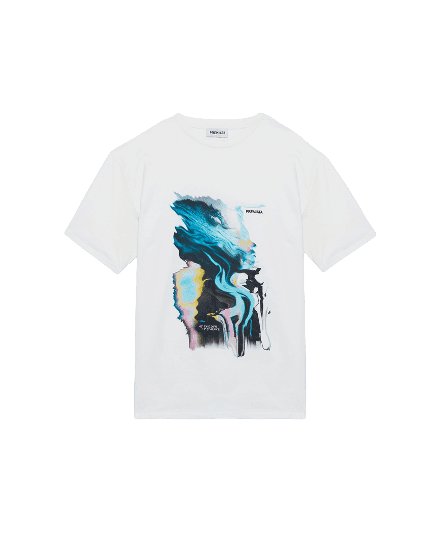 T-shirt in cotone con stampa - immagine 1