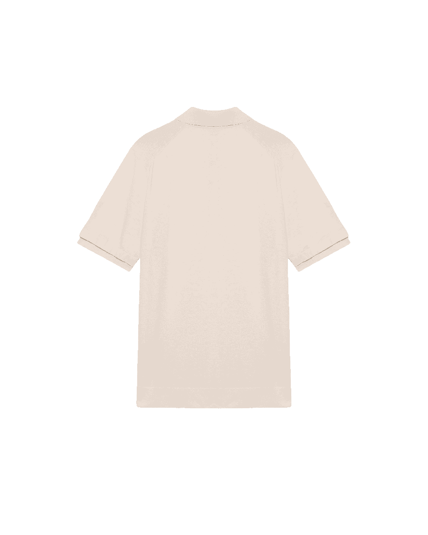 Cotton polo shirt - immagine back