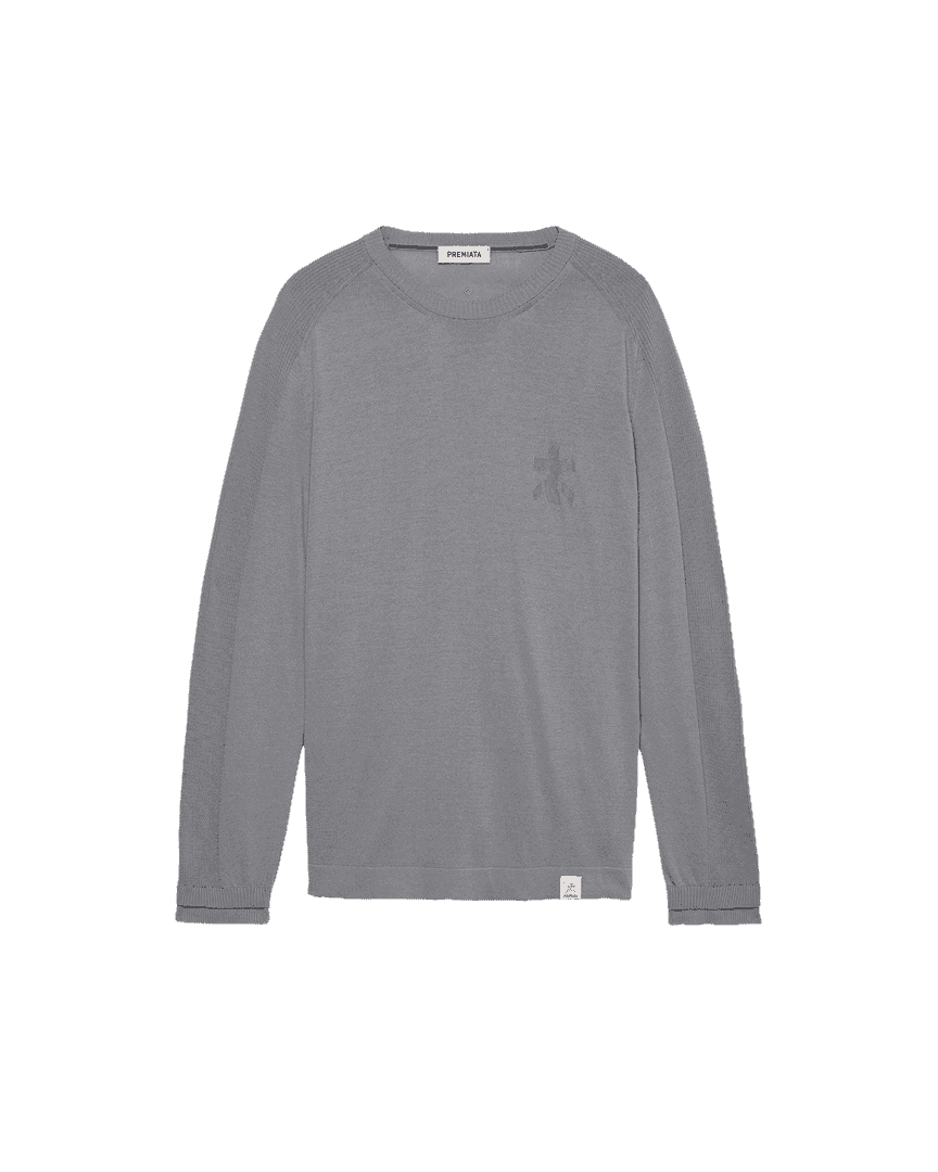 Maglia girocollo in cotone - immagine 1