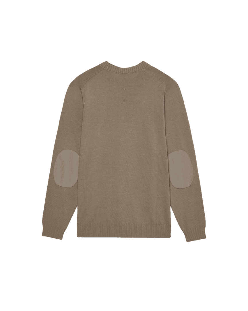 Maglia girocollo in cotone con dettagli in nylon - immagine 2